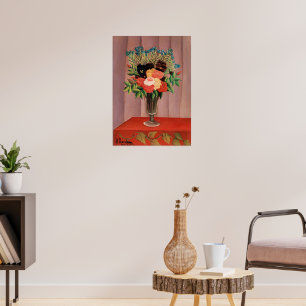 Póster Henri Rousseau, Ramo de Flores,
