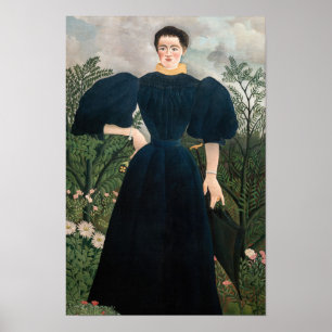 Póster Henri Rousseau - Retrato de Madame M.