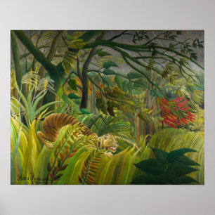 Póster Henri Rousseau - Surprised!