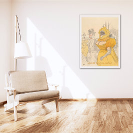 Póster Henri Toulouse-Lautrec, baile de máscaras, Bella A