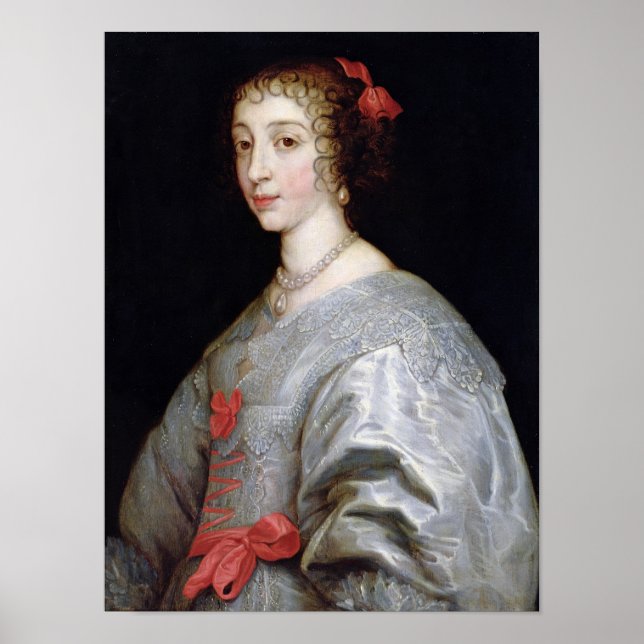 Póster Henrietta-María de Francia (Frente)