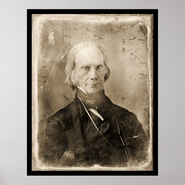 Póster Henry Clay Daguerreotype 1851 (Frente)
