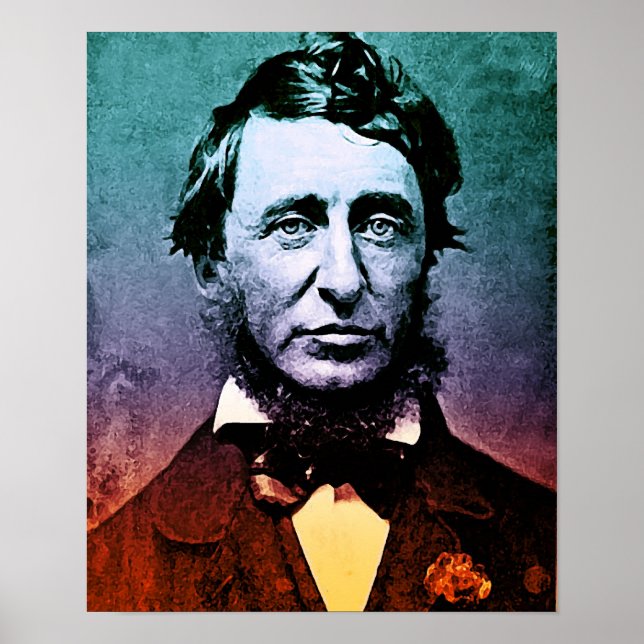 Póster Henry David Thoreau (Frente)