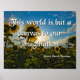 Póster Henry David Thoreau, Imagination
