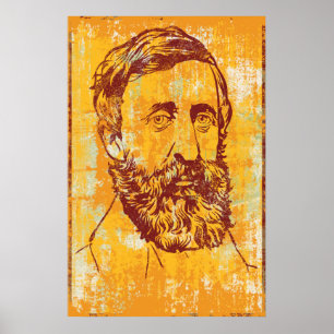Póster Henry David Thoreau Poster