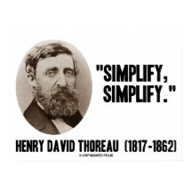 Henry David Thoreau Simplifica la oferta