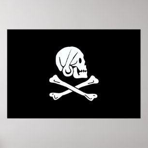 Póster Henry Every Flag Pirate Flag