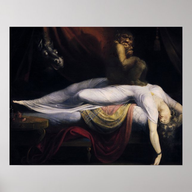 Póster Henry Fuseli - La Pesadilla (Frente)