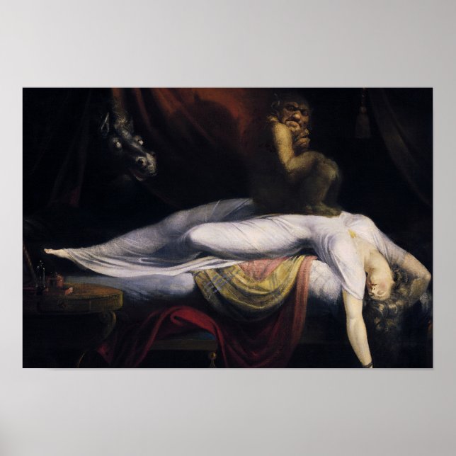 Póster Henry Fuseli - La Pesadilla (Frente)