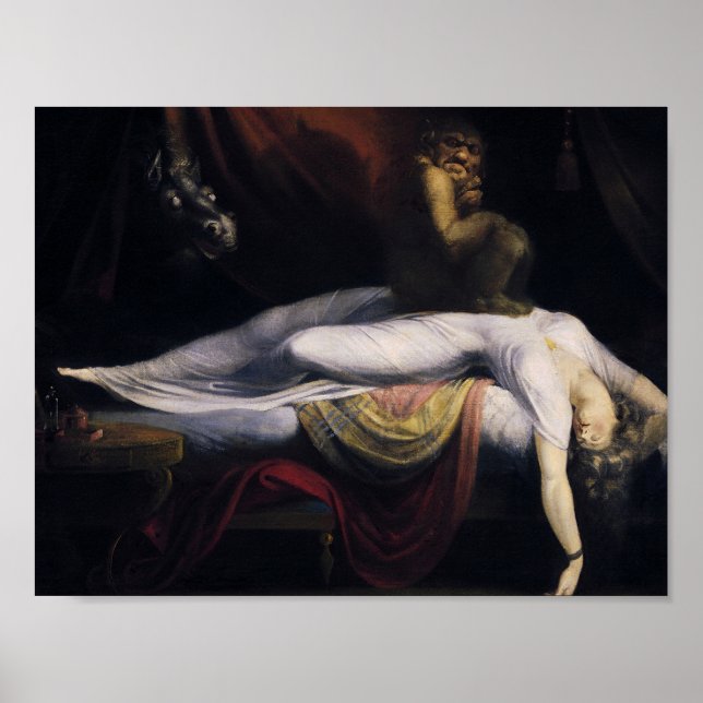 Póster Henry Fuseli - La Pesadilla (Frente)