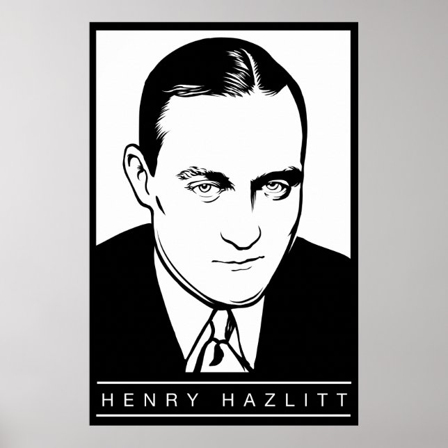 Póster Henry Hazlitt Poster (Frente)