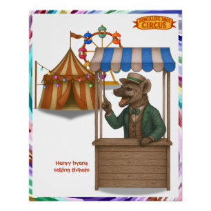 Póster Henry hiena vendedor
