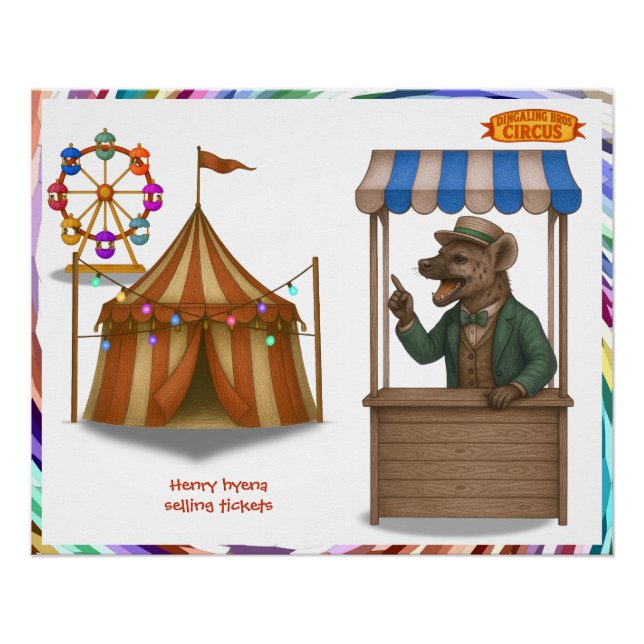 Póster Henry hyena hawker (Anverso)