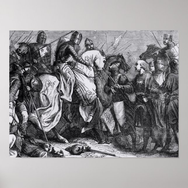 Póster Henry III  at the Battle of Lewes, 14th May 1264 (Frente)