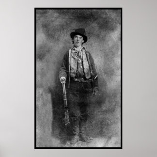 Póster Henry McCarty, Billy, el chico forajido del viejo