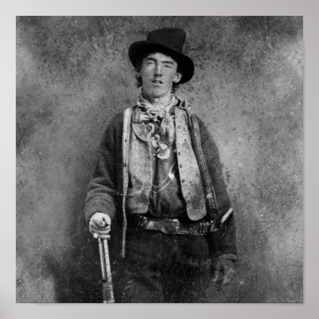 Póster Henry McCarty, Billy el Niño Forajido del Viejo Oe (Frente)