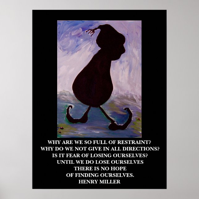 Póster Henry Miller Cita - Poster (Frente)