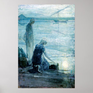 Póster Henry Ossawa Tanner Moses en las torbellinas