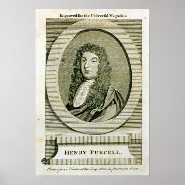 Póster Henry Purcell , (Frente)