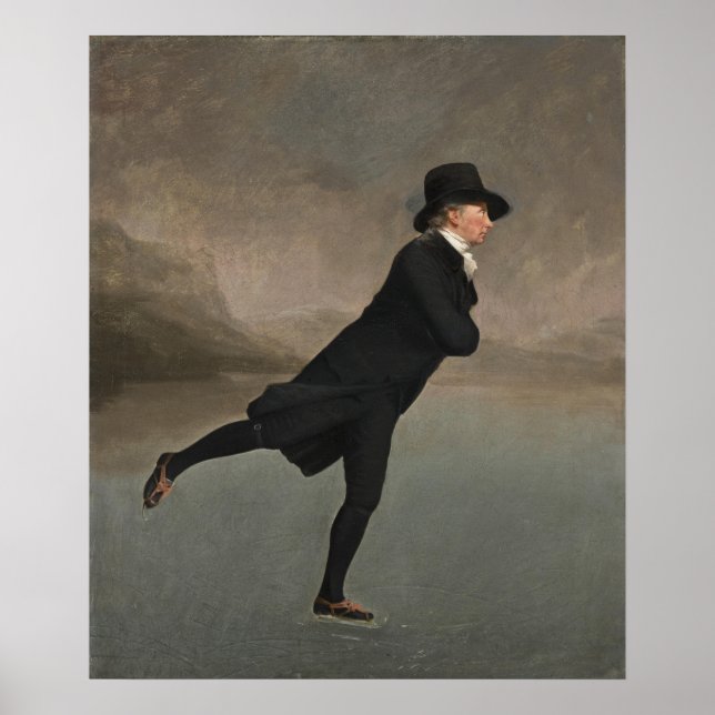 Póster Henry Raeburn - El Poster del Ministro de Patinaje (Frente)