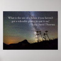 Henry Thoreau Cita Con Cielo Nocturno Y Cosmos