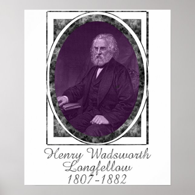 Póster Henry Wadsworth Longfellow (Frente)