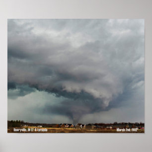 Póster Henryville, Poster IN Tornado