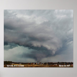 Póster Henryville, Poster IN Tornado