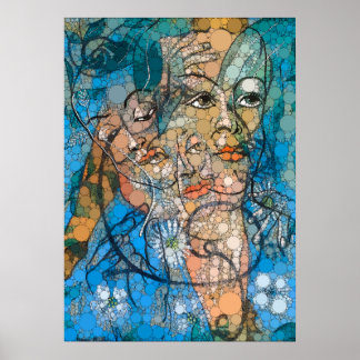 Póster Hera, puntos infinitos por Francis Picabia