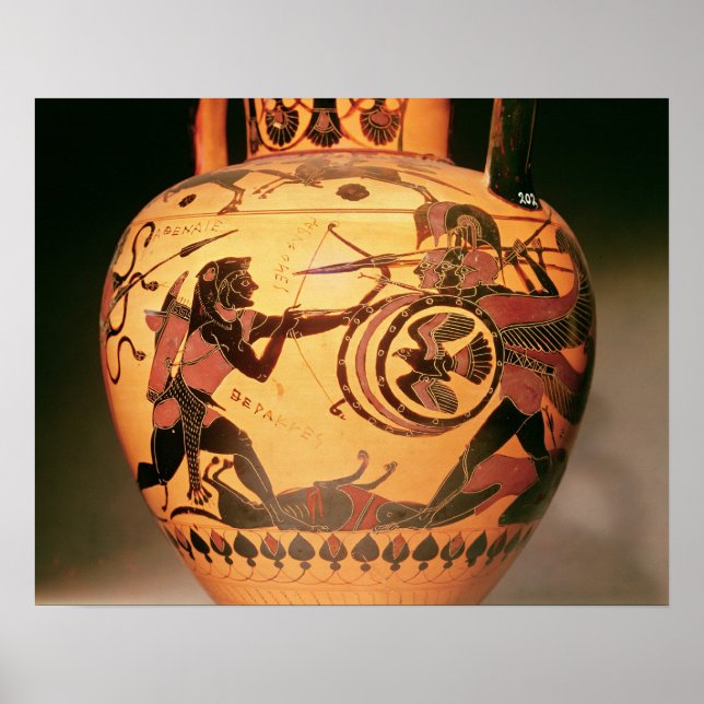 Póster Heracles luchando contra Geryon (Frente)