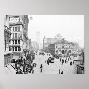 Póster Herald Square, Nueva York, 1905