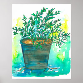 Póster Herb Garden Rosemary