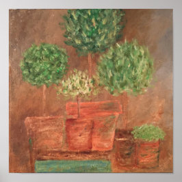 Póster Herb Topiary Evergreen Art Print poster