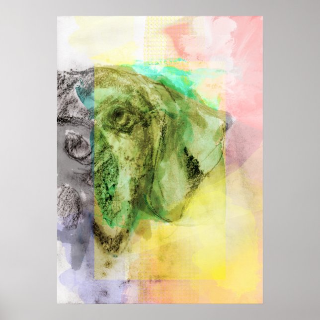 Póster Herbst Deutsche Dogge (Frente)