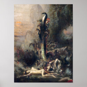 Póster Hércules y el Hydra de Lernaean