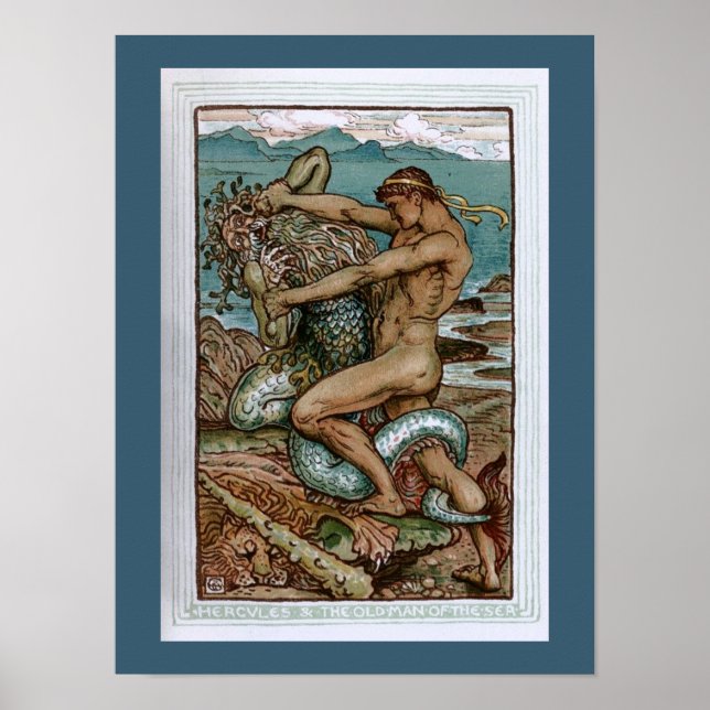Póster Hércules y el viejo hombre del mar (Frente)