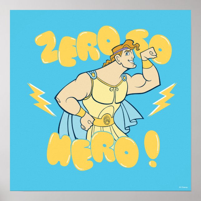 Póster Hercules - Zero to Hero Poster (Frente)
