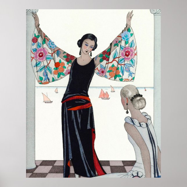 Póster Here Are My Wings - George Barbier (Frente)