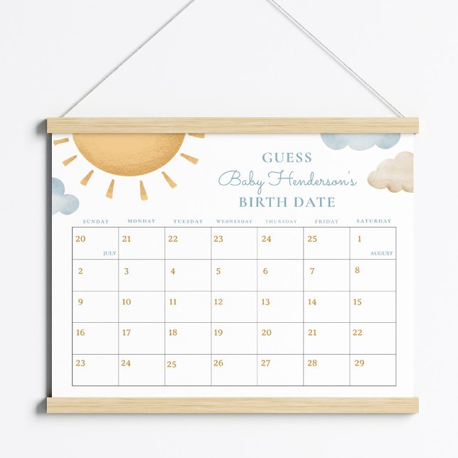 Póster Here Comes the Son Guess the Date (Subido por el creador)