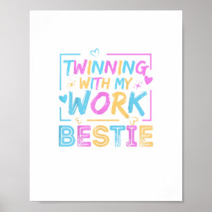 Póster Heredero Con Mi Trabajo Bestie Spirit Week Mejor F