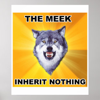 Póster Herencia Courage Wolf Meek