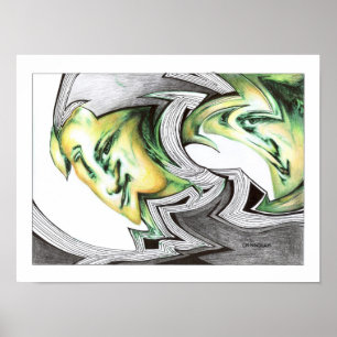 Póster HERE'S LOOKIN AT YOU by CR SINCLAIR