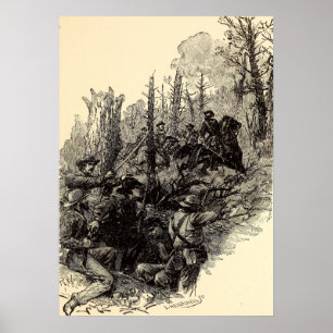 Póster Herida del General Longstreet