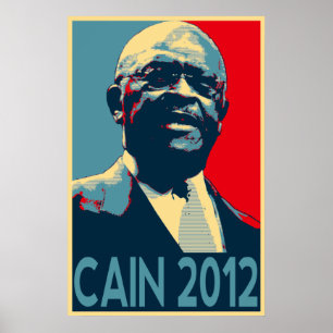 Póster Herman Cain 2012