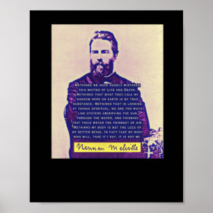 Póster Herman Melville Cita Tintas Que Hemos Equivocado E