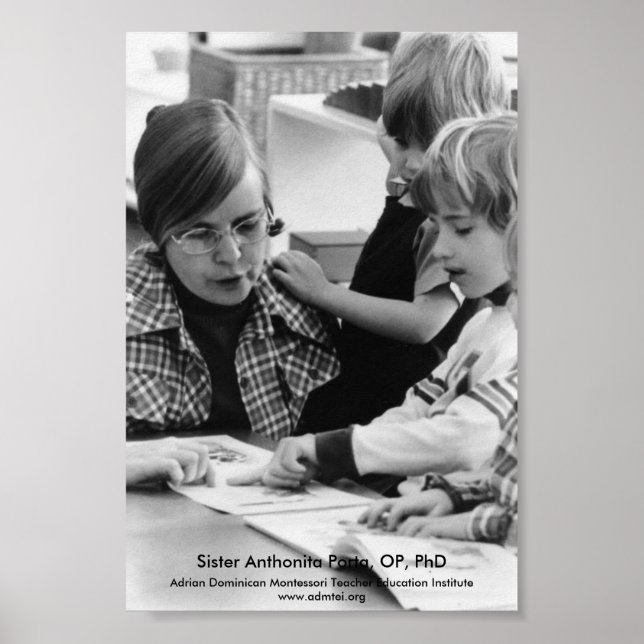 Póster Hermana Anthonita Porta, OP, PhD (Frente)