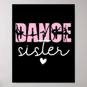 Póster Hermana De Baile De Una Bailarina Bailarina