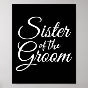 Póster Hermana De Las Mujeres Y Los Niños De Groom