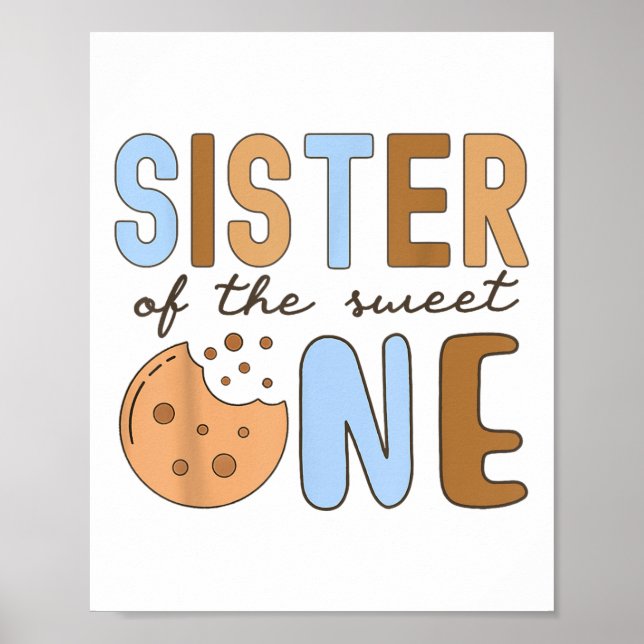 Póster Hermana De Los Dulces, Una Galleta Y La Leche (Frente)