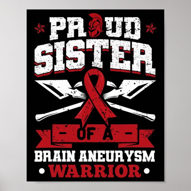 Póster Hermana De Un Guerrero Del Aneuralismo Cerebro De  (Frente)
